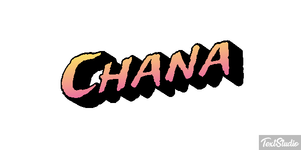 Chana Text effect