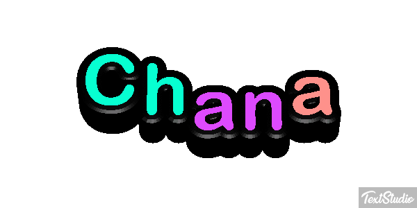 Chana Text effect