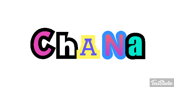 Chana Text effect