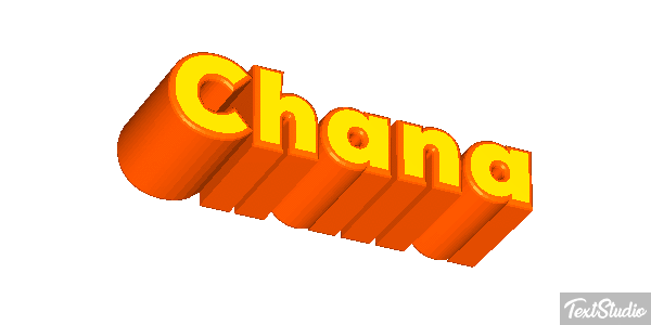 Chana Text effect