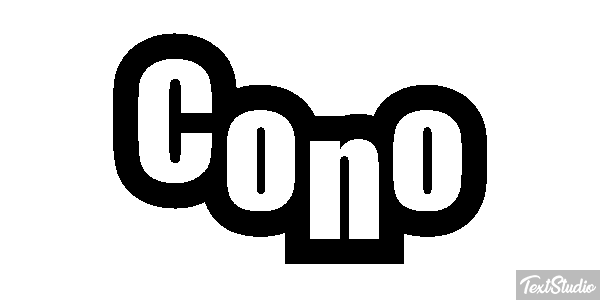 Cono Efecto de texto