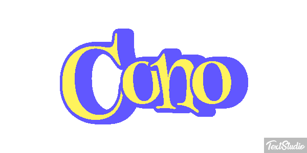 Cono Efecto de texto