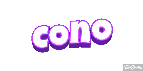 Cono Efecto de texto