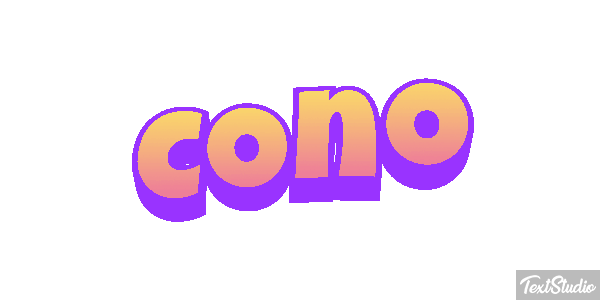Cono Efecto de texto