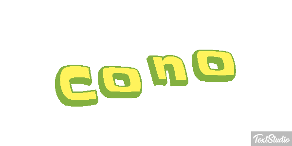 Cono Efecto de texto
