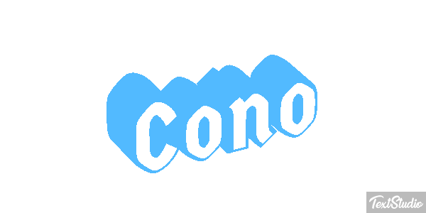 Cono Efecto de texto