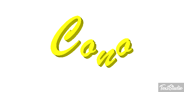 Cono Efecto de texto