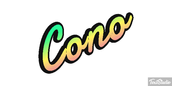 Cono Efecto de texto
