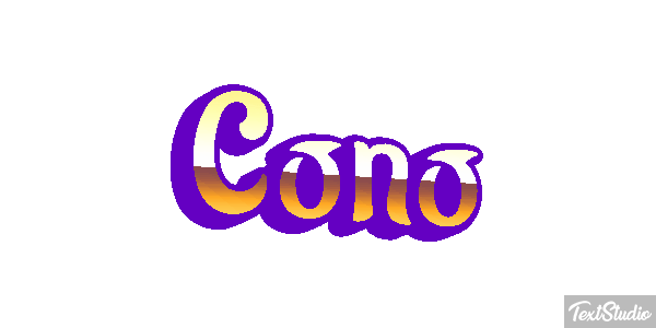 Cono Efecto de texto