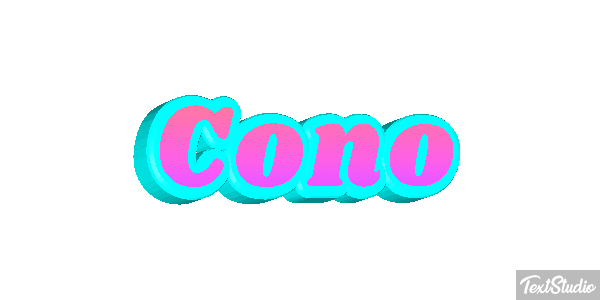 Cono Efecto de texto