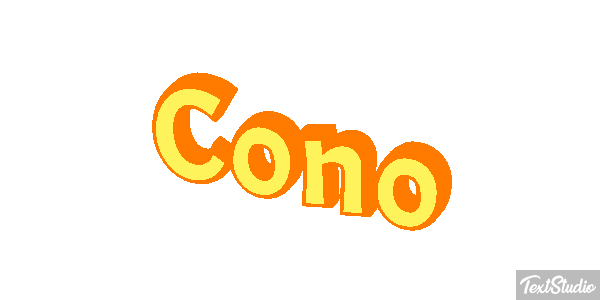 Cono Efecto de texto