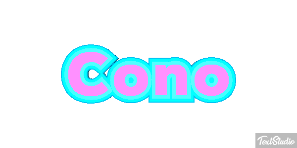Cono Efecto de texto