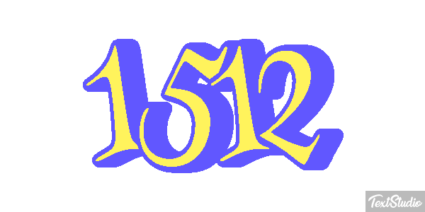 1512 Text effect