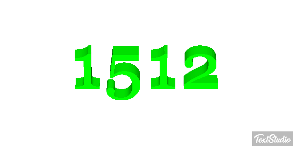 1512 Text effect