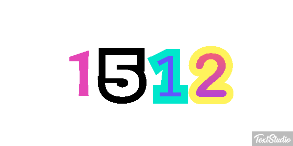 1512 Text effect