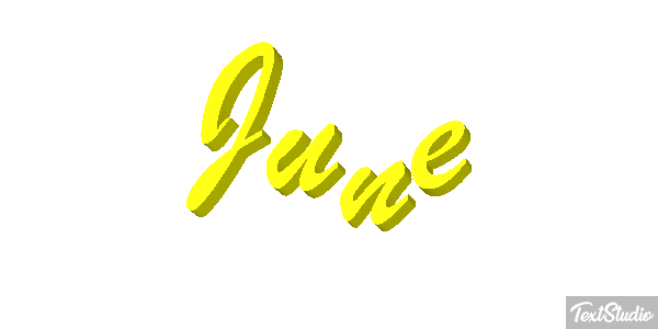June Texteffekt