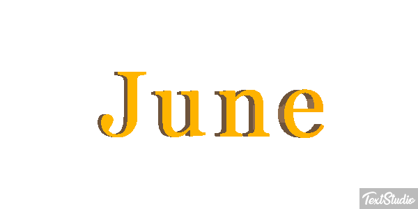 June Texteffekt