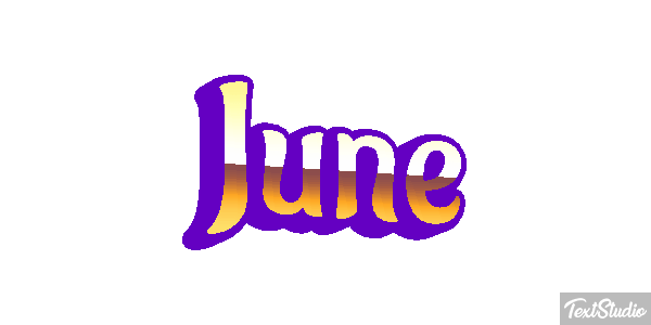 June Texteffekt