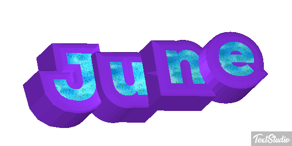 June Texteffekt