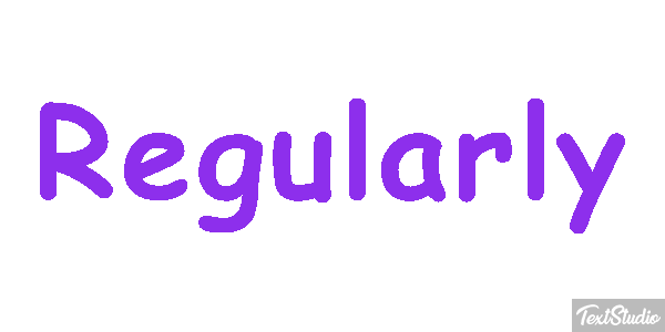Regularly Efekt tekstowy