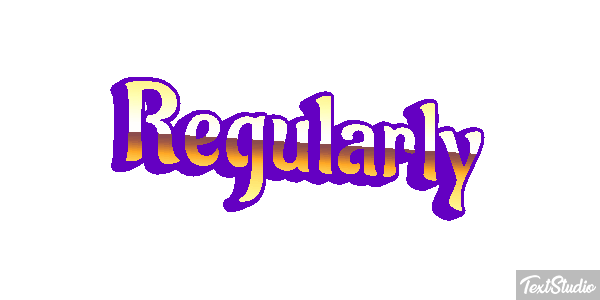 Regularly Efekt tekstowy