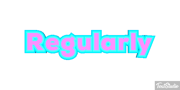Regularly Efekt tekstowy