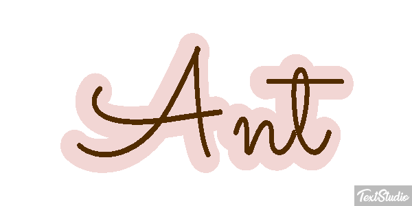 Ant Tekst effect