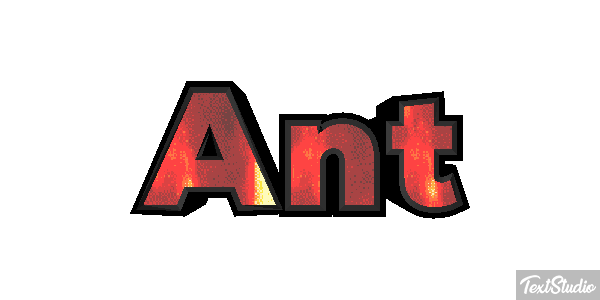 Ant Tekst effect