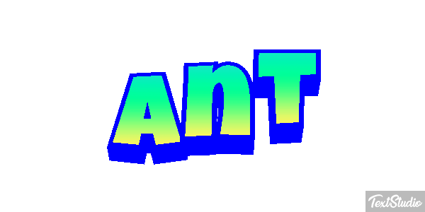 Ant Tekst effect