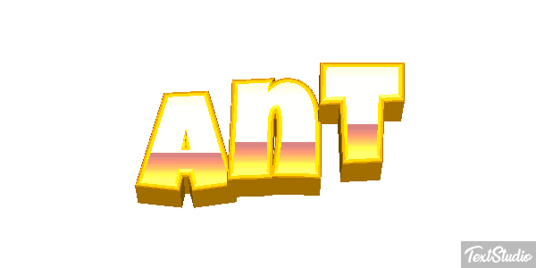 Ant Tekst effect