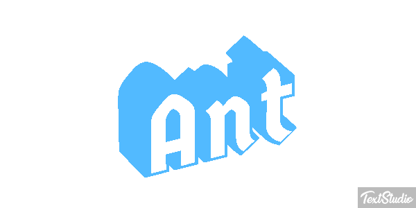 Ant Tekst effect