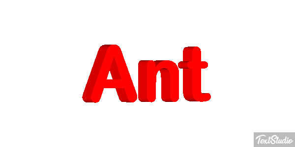 Ant Tekst effect