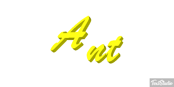Ant Tekst effect