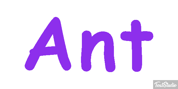 Ant Tekst effect