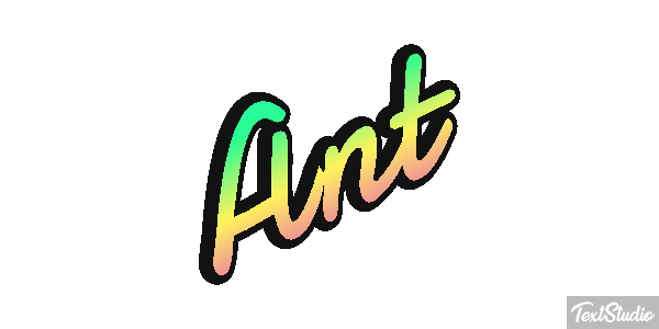 Ant Tekst effect