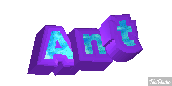 Ant Tekst effect