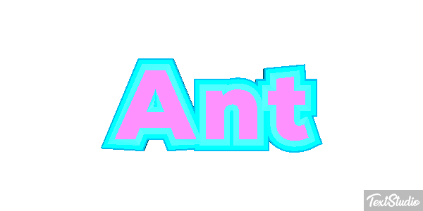 Ant Tekst effect
