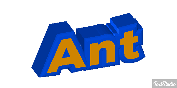 Ant Tekst effect