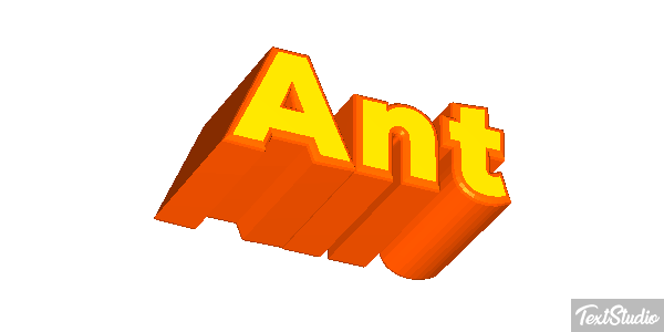 Ant Tekst effect