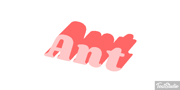 Ant Tekst effect