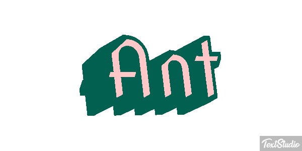 Ant Tekst effect