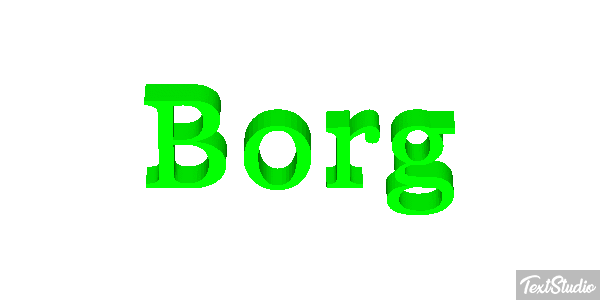 Borg Efekt tekstowy