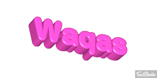 Waqas Text effect