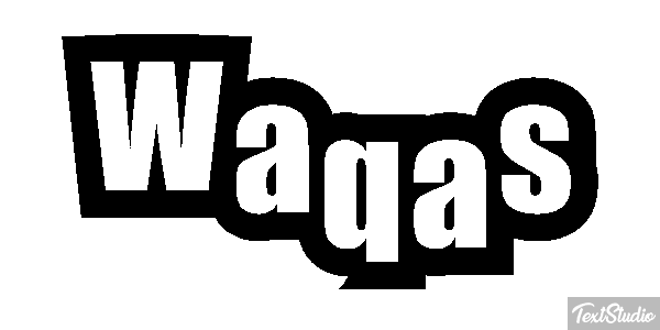 Waqas Text effect