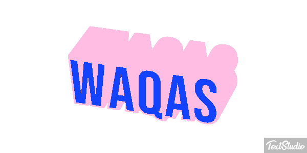 Waqas Text effect