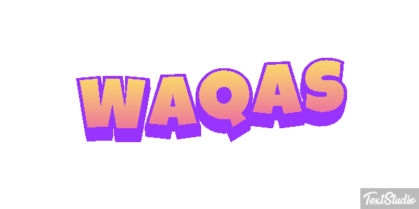 Waqas Text effect