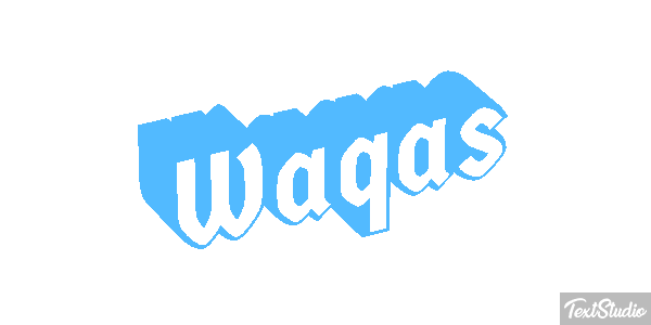 Waqas Text effect