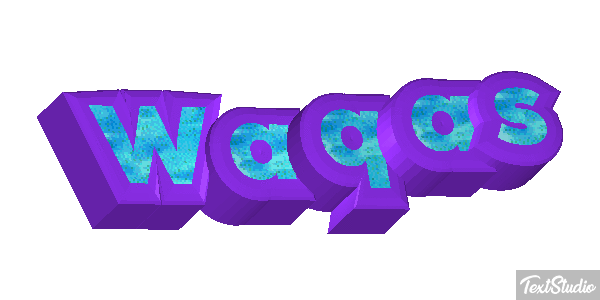 Waqas Text effect