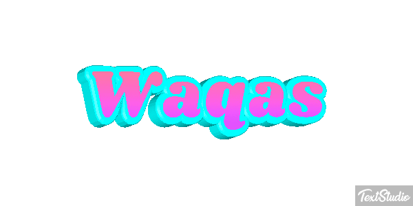 Waqas Text effect