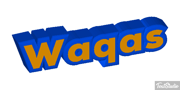 Waqas Text effect